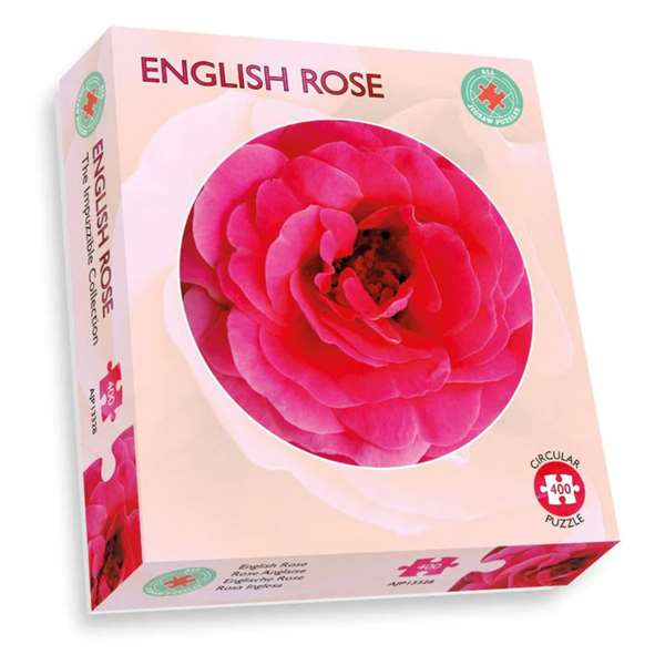 ENGLISH ROSE CIRCULAR JIGSAW PUZZLE
