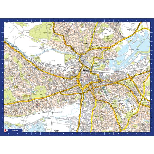 A TO Z MAP OF READING (M4JAZLG)