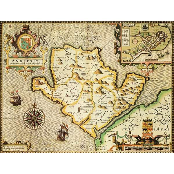 HISTORICAL MAP ANGLESEY (M4JHIST400)
