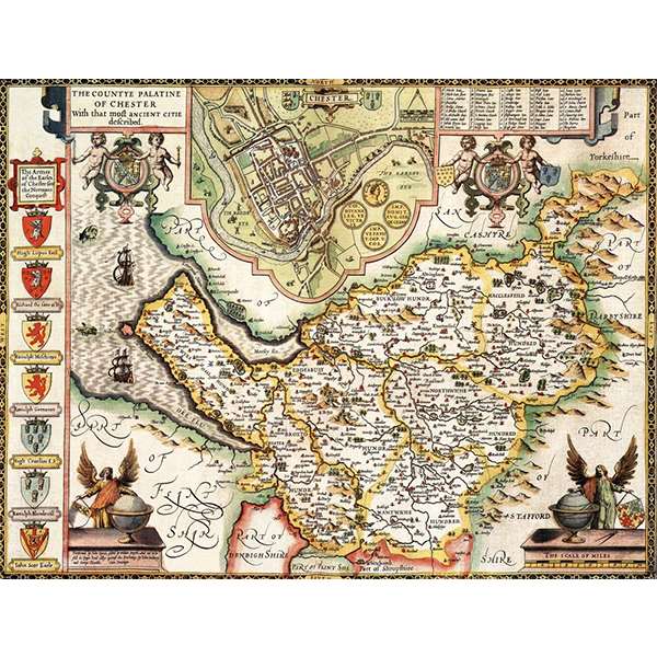 HISTORICAL MAP CHESHIRE (M4JHIST400)